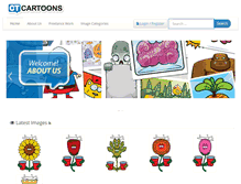 Tablet Screenshot of ctcartoons.com